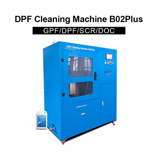 브라운 DPF 깨끗한 차량 엔진 수리 눈에 보이는 촉매 변환기 청소 기계